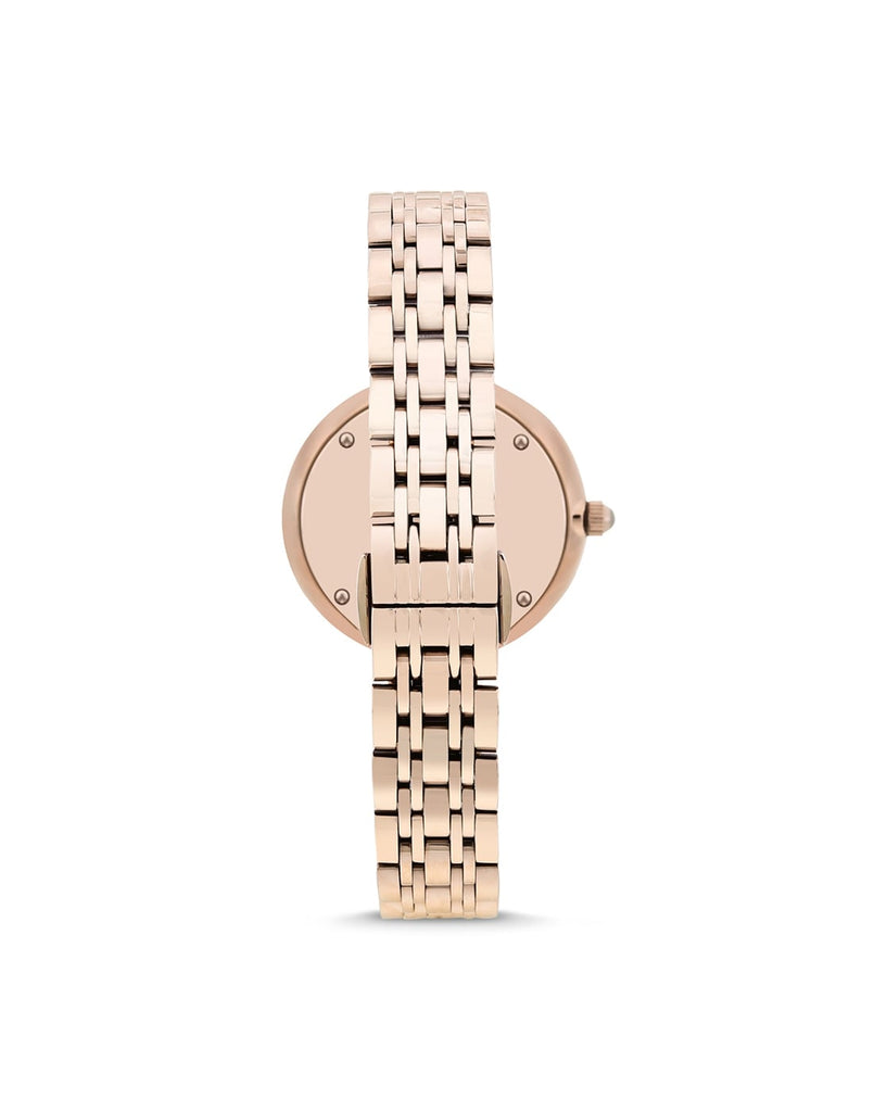 Emporio Armani T-Bar Gianni Rose Gold Dial Rose Gold Steel Strap Watch For Women - AR11059 Buy Now By Emporio Armani