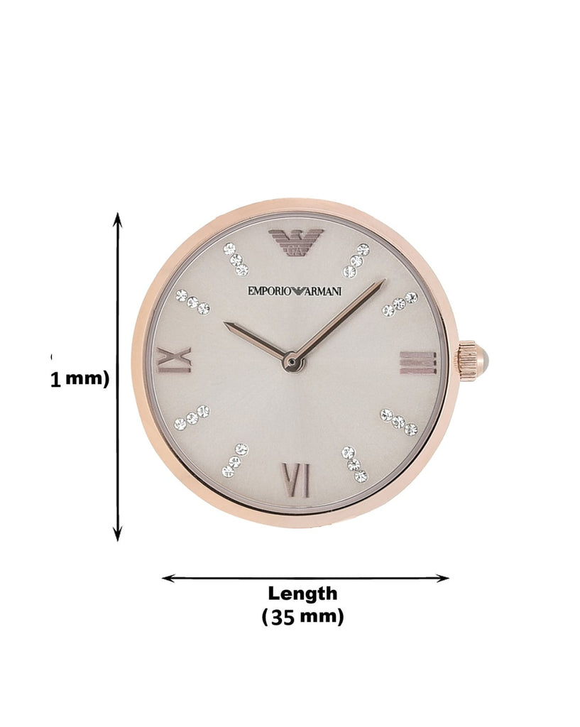 Emporio Armani T-Bar Gianni Rose Gold Dial Rose Gold Steel Strap Watch For Women - AR11059 Buy Now By Emporio Armani