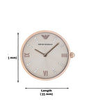 Emporio Armani T-Bar Gianni Rose Gold Dial Rose Gold Steel Strap Watch For Women - AR11059 Buy Now By Emporio Armani