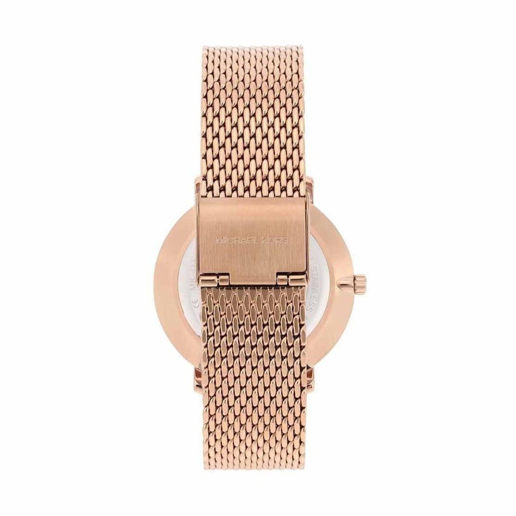 Michael Kors Pyper Quartz Rose Gold Dial Rose Gold Mesh Strap Watch For Women - MK4340 Buy Now By Michael Kors