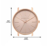 Michael Kors Pyper Quartz Rose Gold Dial Rose Gold Mesh Strap Watch For Women - MK4340 Buy Now By Michael Kors