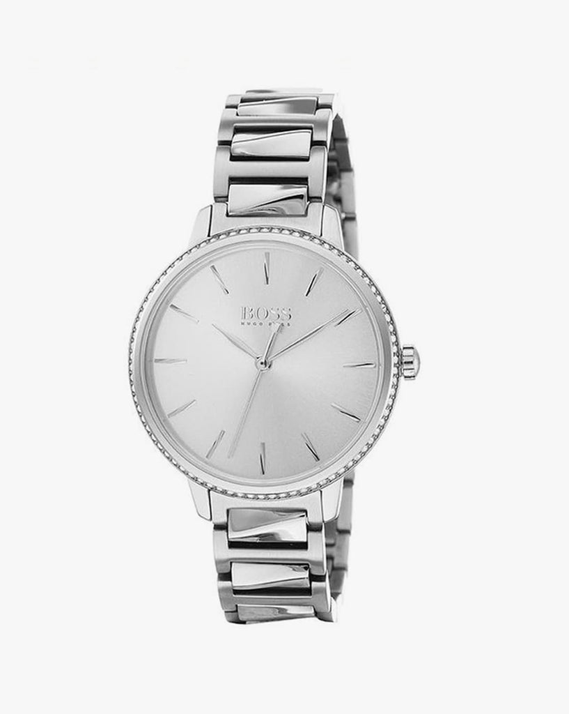 Hugo Boss Signature Silver Dial Silver Steel Strap Watch for Women - 1502539 Buy Now By Hugo Boss