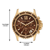 Michael Kors Everest Chronograph Brown Dial Two Tone Steel Strap Watch For Women - MK6973 Buy Now By Michael Kors