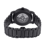 Emporio Armani Meccanico Skeleton Black Dial Black Steel Strap Watch For Men - AR60045 Buy Now By Emporio Armani