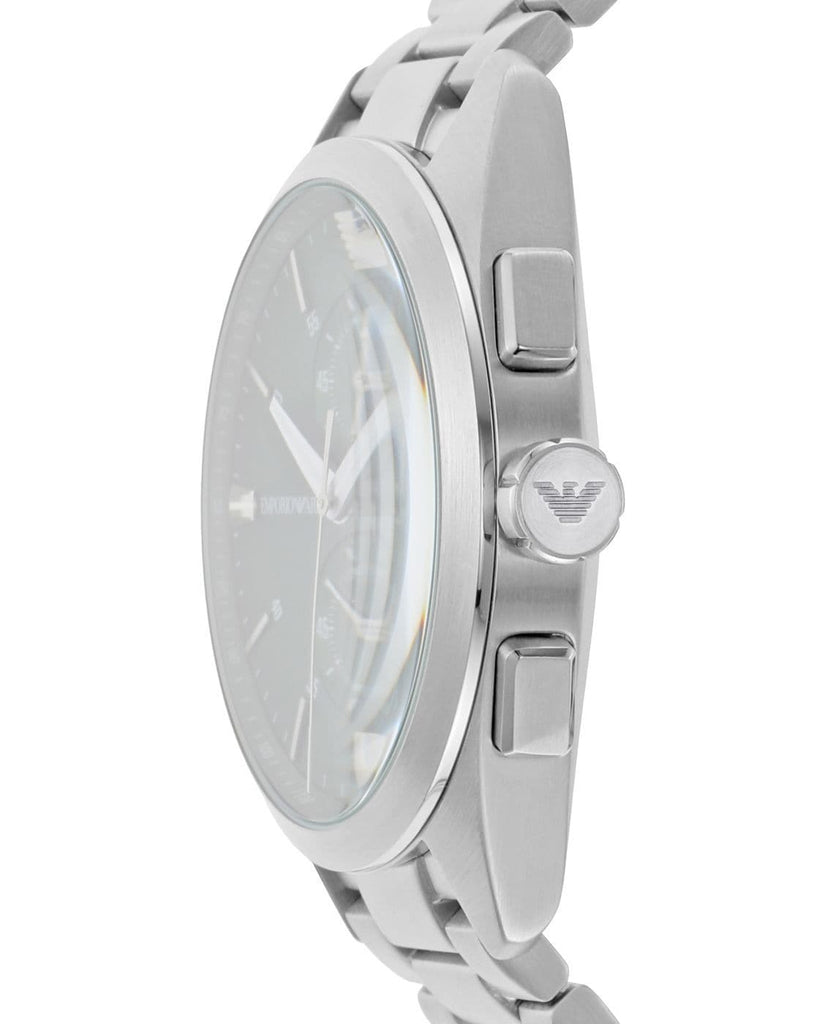 Emporio Armani Chronograph Green Dial Silver Steel Strap Watch For Men - AR11480 Buy Now By Emporio Armani