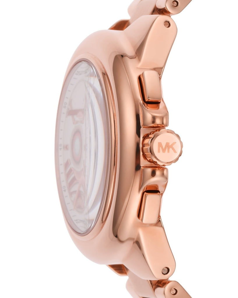 Michael Kors Camille Chronograph White Dial Rose Gold Steel Strap Watch For Women - MK7271 Buy Now By Michael Kors