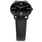 Emporio Armani Minimalist Analog Black Dial Black Leather Strap Watch For Men - AR11573 Buy Now By Emporio Armani