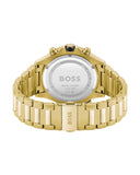 Hugo Boss Ikon Blue Dial Gold Steel Strap Watch for Men - 1513340 Buy Now By Hugo Boss