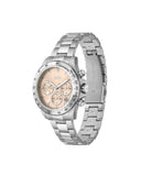 Hugo Boss Premiere Rose Gold Dial Silver Steel Strap Watch for Women - 1502444 Buy Now By Hugo Boss
