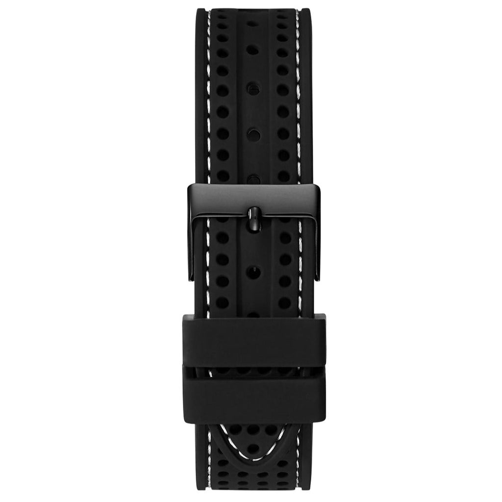 Guess Marina Chronograph Black Dial Black Rubber Strap Watch for Women - W1025L3 Buy Now By Guess