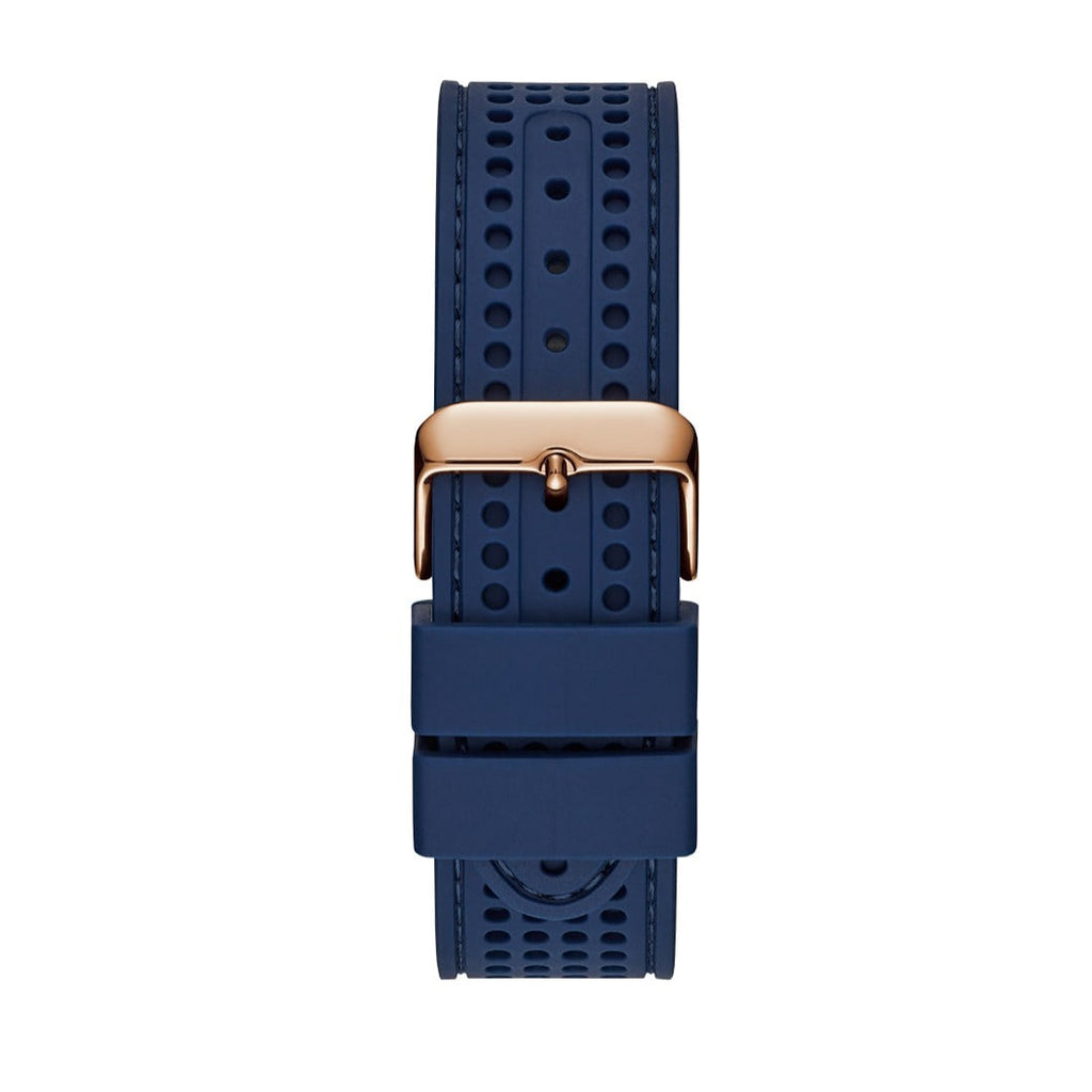 Guess Fleet Blue Dial Blue Rubber Strap Watch for Men - W0971G3 Buy Now By Guess