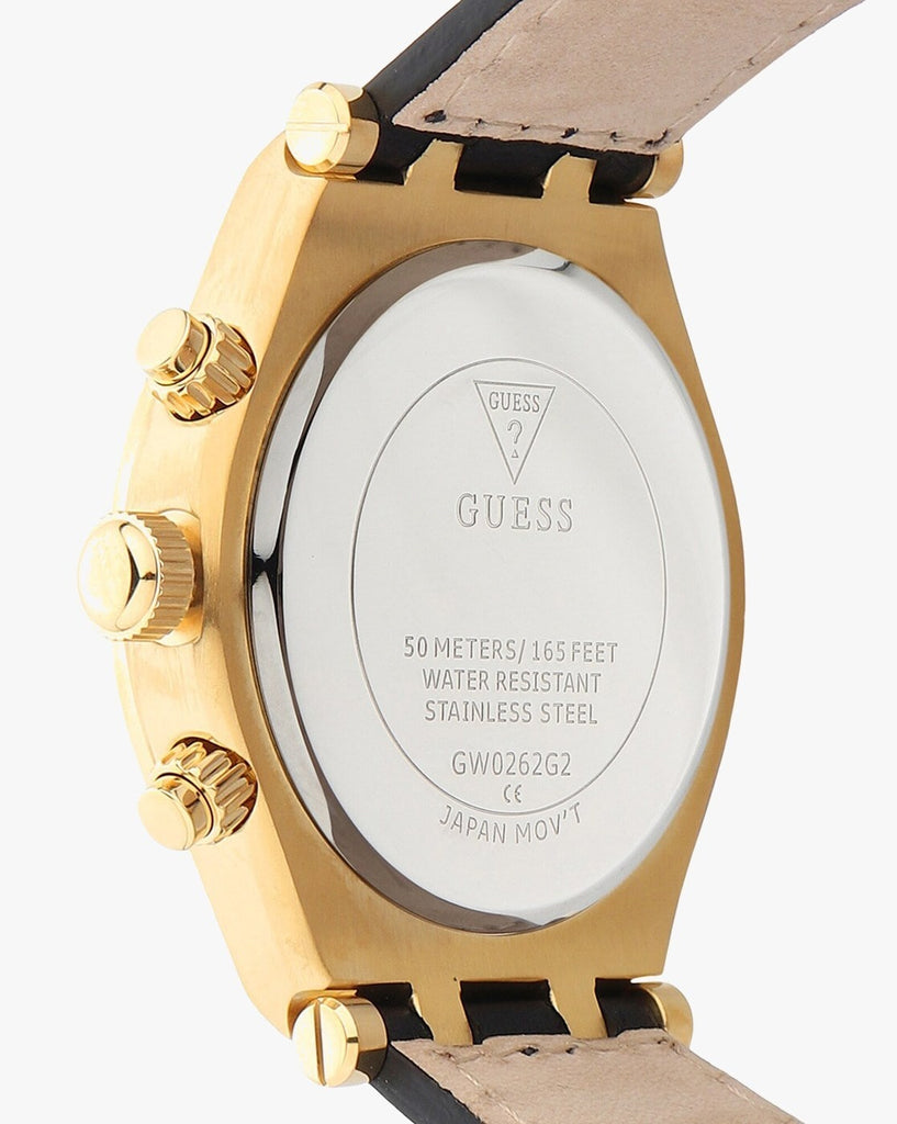 Guess Continental Black Dial Black Rubber Strap Watch for Men - GW0262G2 Buy Now By Guess