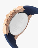 Guess Jolt Analog Blue Dial Blue Steel Strap Watch for Men - W0377G4 Buy Now By Guess