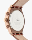 Guess Analog Multifunction White Dial Brown Leather Strap Watch for Men - GW0262G3 Buy Now By Guess