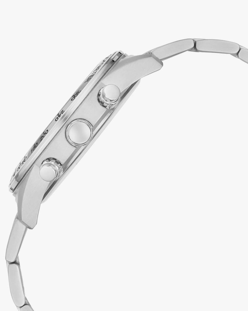 Guess Altitude Chronograph Blue Dial Silver Steel Strap Watch for Men - GW0329G1 Buy Now By Guess