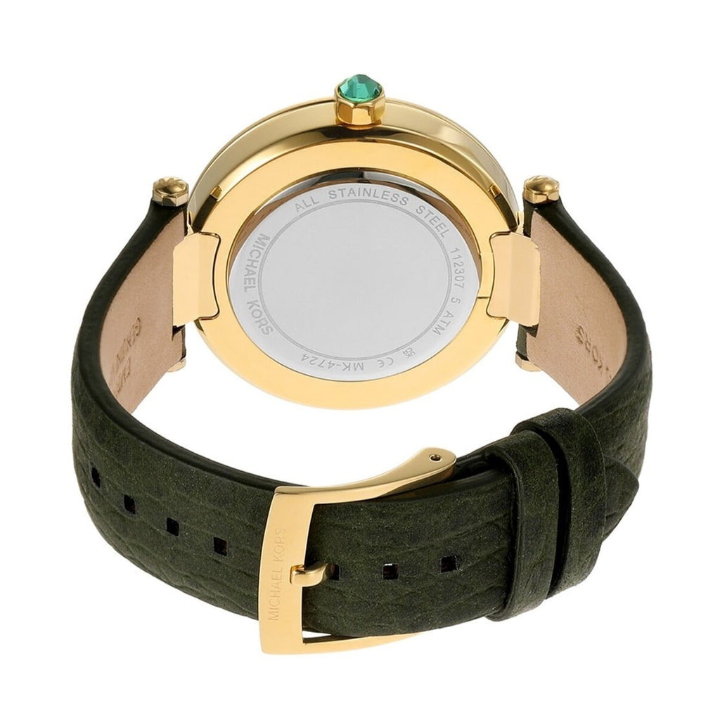 Michael Kors Parker Green Dial Green Leather Strap Watch For Women - MK4724 Buy Now By Michael Kors