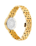 Versace Daphnis Quartz Black Dial Gold Steel Strap Watch for Women - VEOCA0524 Buy Now By Versace