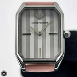 Emporio Armani Quartz White Dial Pink Leather Strap Watch For Women - AR11207 Buy Now By Emporio Armani
