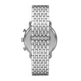 Emporio Armani Aviator Chronograph Beige Dial Silver Steel Strap Watch For Men - AR11239 Buy Now By Emporio Armani