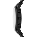 Emporio Armani Renato Chronograph Mother of Pearl Black Dial Black Steel Strap Watch For Men - AR11275 Buy Now By Emporio Armani