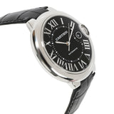 Cartier Ballon Bleu De Cartier Black Dial Black Leather Strap Watch for Men - WSBB0003 Buy Now By Cartier