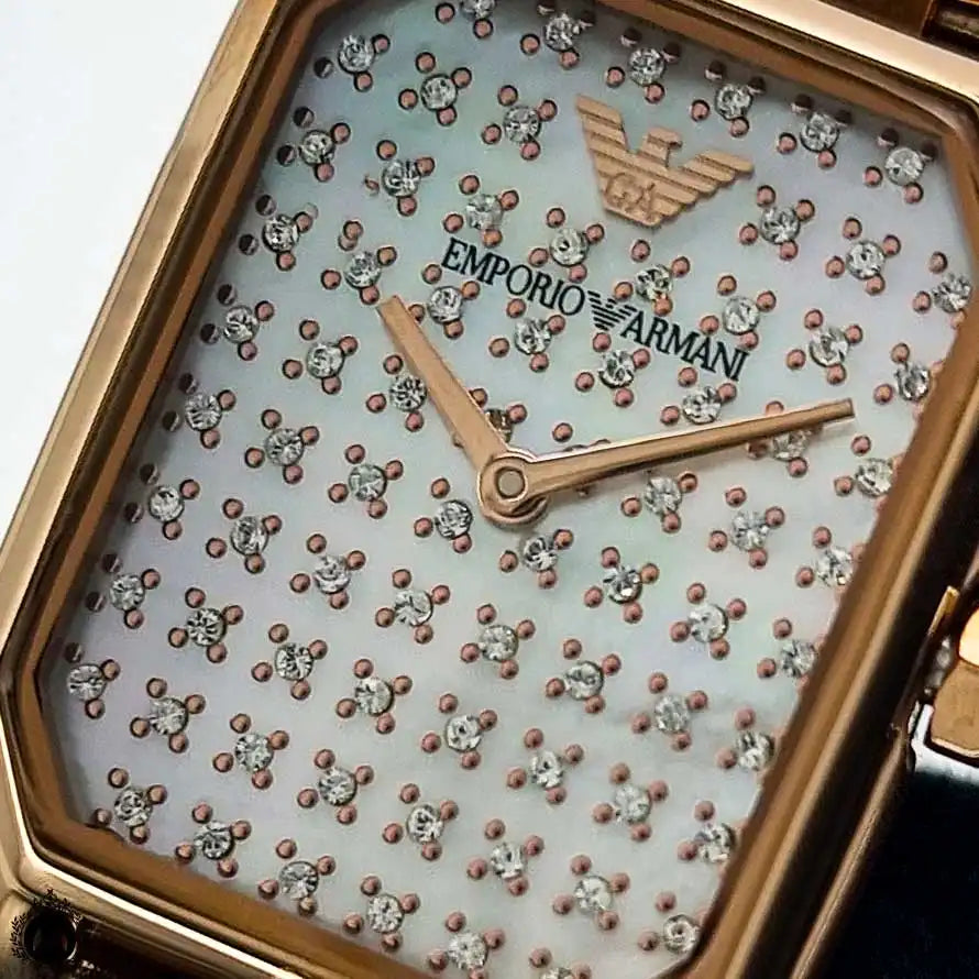 Emporio Armani Gioia Quartz Mother of Pearl Dial Rose Gold Steel Strap Watch For Women - AR11389 Buy Now By Emporio Armani