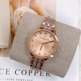 Michael Kors Melissa Analog Rose Gold Dial Rose Gold Steel Strap Watch For Women - MK4396 Buy Now By Michael Kors