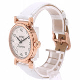 Coach Madison White Dial White Leather Strap Watch for Women - 14502408 Buy Now By Coach