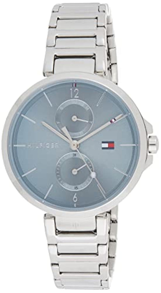 Tommy Hilfiger Angela Blue Dial Silver Steel Strap Watch for Women - 1782126 Buy Now By Tommy Hilfiger