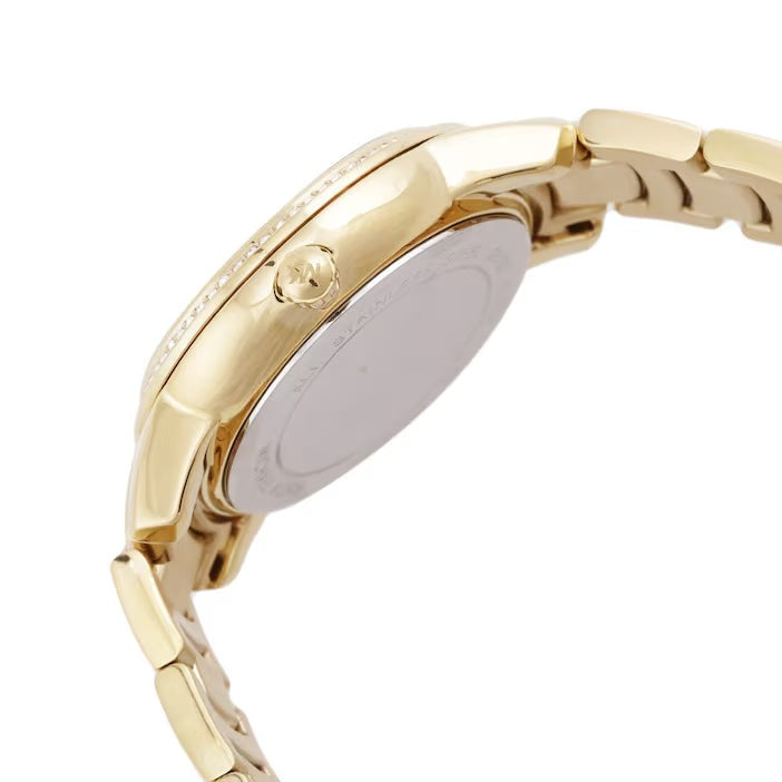 Michael Kors Whitley Analog Diamonds Gold Dial Gold Steel Strap Watch For Women - MK6227 Buy Now By Michael Kors
