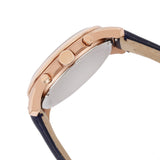 Fossil Grant Chronograph Blue Dial Blue Leather Strap Watch for Men - FS4835 Buy Now By Fossil