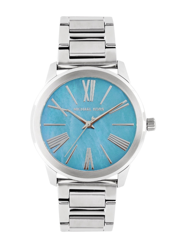 Michael Kors Hartman Quartz Blue Dial Silver Steel Strap Watch For Women - MK3519 Buy Now By Michael Kors