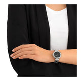 Swarovski Daytime Rhinestone Grey Dial Silver Steel Strap Watch for Women - 5213681 Buy Now By Swarovski