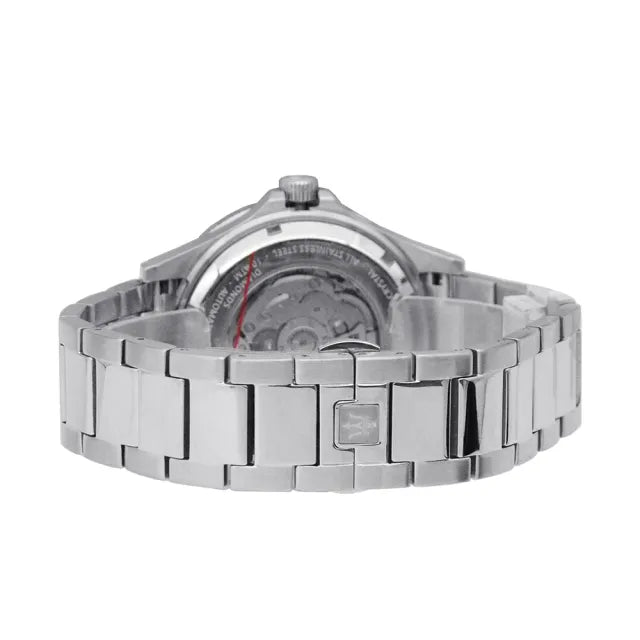 Maserati SFIDA Automatic Skeleton Blue Dial Silver Steel Strap Watch For Men - R8823140007 Buy Now By Maserati