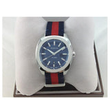 Gucci GG2570 Quartz Blue Dial Blue & Red Nylon Strap Watch For Men - YA142304 Buy Now By Gucci