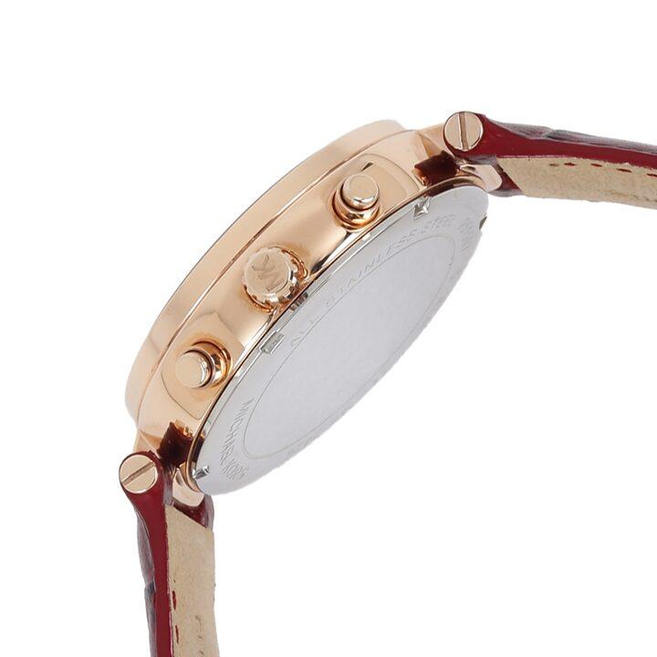 Michael Kors Sawyer Maroon Dial Maroon Leather Strap Watch for Women - MK2426 Buy Now By Michael Kors