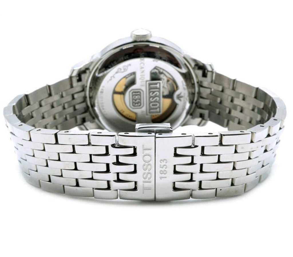 Tissot T Classic Le Locle Powermatic 80 Black Dial Silver Steel Strap Watch For Women - T41.1.483.53 Buy Now By Tissot