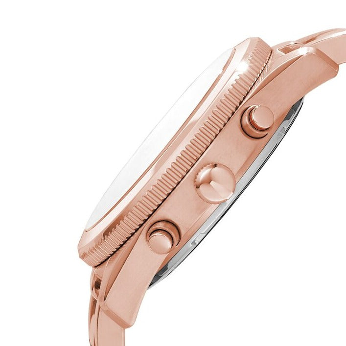 Fossil Boyfriend Multifunction Rose Gold Dial Rose Gold Steel Strap Watch for Women - ES3885 Buy Now By Fossil