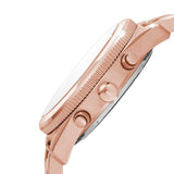 Fossil Boyfriend Multifunction Rose Gold Dial Rose Gold Steel Strap Watch for Women - ES3885 Buy Now By Fossil