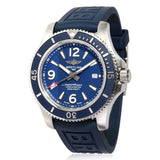 Breitling Superocean 44mm Automatic Blue Dial Blue Rubber Strap Watch for Men - A17367D81C1S2 Buy Now By Breitling