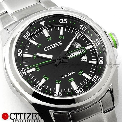 Citizen Eco Drive Urban Black Dial Silver Stainless Steel Watch For Men - AW0020-59EB Buy Now By Citizen