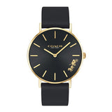Coach Perry Black Dial Black Leather Strap Watch for Women - 14503333-C Buy Now By Coach