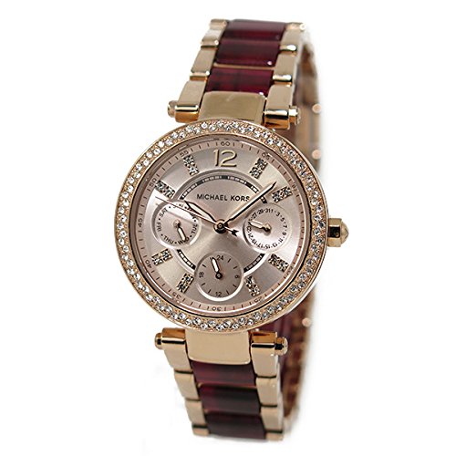 Michael Kors Parker Rose Gold Dial Two Tone Steel Strap Watch for Women - MK6239 Buy Now By Michael Kors