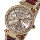 Michael Kors Parker Rose Gold Dial Two Tone Steel Strap Watch for Women - MK6239 Buy Now By Michael Kors