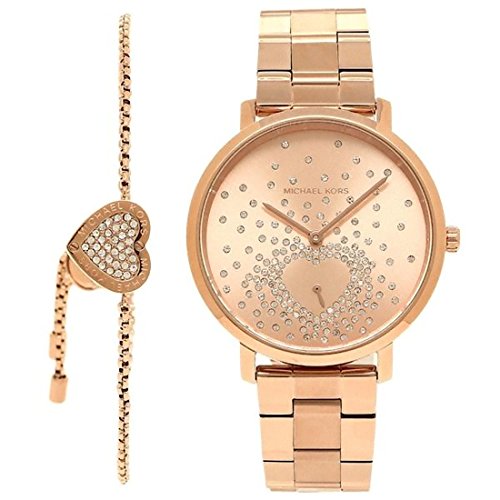 Michael Kors Jaryn Rose Gold Dial Rose Gold Steel Strap Watch for Women - MK3621 Buy Now By Michael Kors