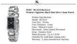 Burberry Signature Quartz Black Dial Silver Steel Strap Watch for Women - BU4210 Buy Now By Burberry