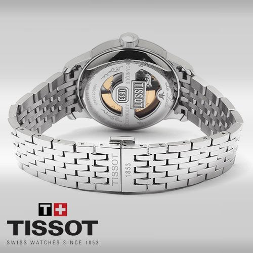 Tissot Le Locle Double Happiness Automatic Silver Dial Silver Steel Strap Watch For Men - T41.1.833.50 Buy Now By Tissot