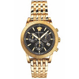 Versace Sport Tech Chronograph Black Dial Gold Steel Strap Watch for Men - VELT00419 Buy Now By Versace