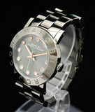 Marc Jacobs Rock Crystal Grey Dial Grey Steel Strap Watch for Women - MBM8596 Buy Now By Marc Jacobs