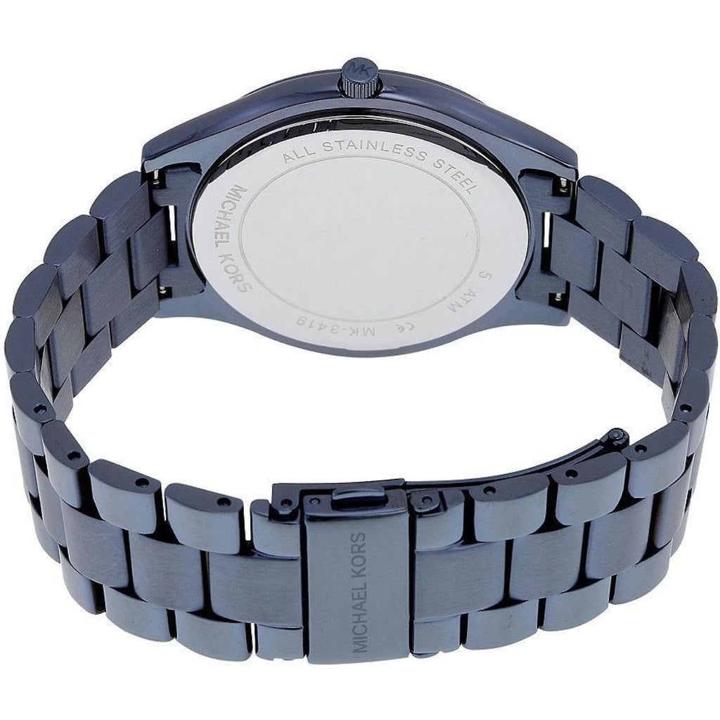 Michael Kors Runway Quartz Blue Dial Blue Steel Strap Watch For Women - MK3419 Buy Now By Michael Kors